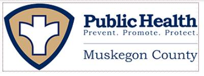 Public Health Muskegon County - Latimer Drive Vaccination Clinic - 18+ Moderna Logo