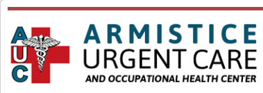 Armistice Urgent Care & Occupational Health Logo